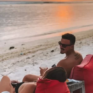 sunset in gili trawangan